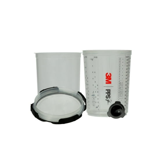 3M PPS Series 2.0 Spray Cup System Kit, 26024, Large (28 fl oz, 850 mL), 200 Micron Filter, 1 kit