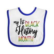 Inktastic My 1st Black History Month Boys or Girls Baby Bib