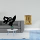 thumbnail image 2 of Reloj de pared decorativo de acrílico con forma de gato, silencioso, sin . Marco de fotos de resina con soporte para fotos. Ideal para sala de e, 2 of 8