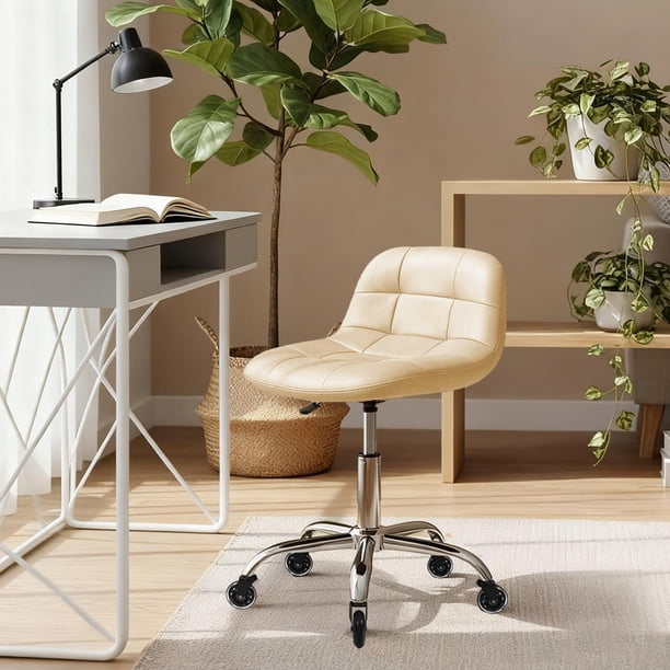 Silla Taburete Rodante FREKYROCK Ajustable en Altura con Respaldo