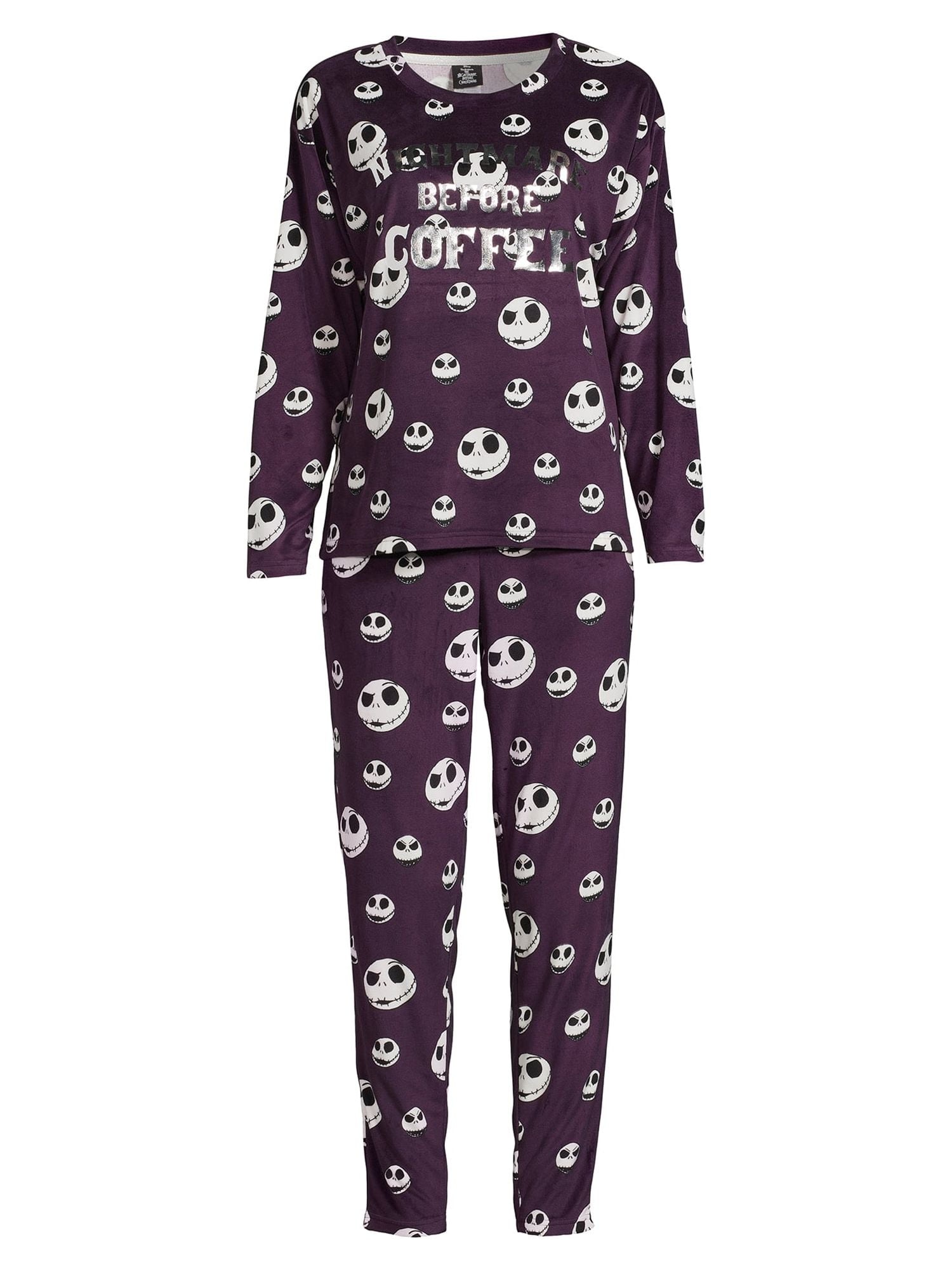 Disney's Nightmare Before Christmas Women's and Women's Plus Size Pajama Set, 3-Piece