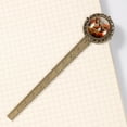 thumbnail image 4 of Cartoons Bookmarks: Lace Bookmark in Antique Bronze - a Delightful Reading Accessory for Passionate Book Lovers, 4 of 5