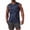 Dark Blue #53, variant on DORKASM Men's Camo Print Sleeveless Workout Tank Top Quick Dry Gym Muscle Shirt Athletic Tee Light Gray M