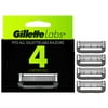 Gillette Mens Razor Blade Refills with Exfoliating Bar | GilletteLabs | 4 Cartridges