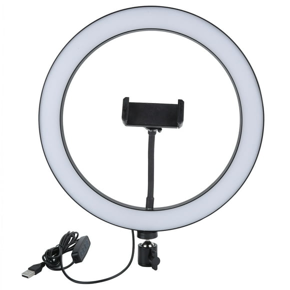 ZOUSSIQI UN‑300 LED Ring Lamp Three Colors Stepless Dimming Arc Surface Fill Light 30cm 26W EL225#42514