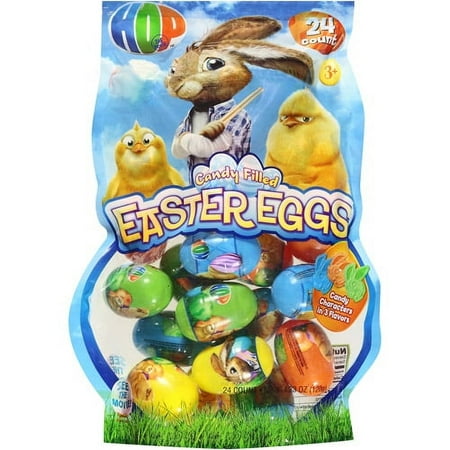 HOP Candy Filled Easter Eggs Bag, 24 ct