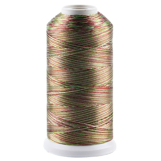 EeaseCA 3 Strand Thread Sewing Thread Macrame Cord Tassel Making Material Jewelry Making Cord Ice Silk Thread (Golden)