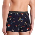 thumbnail image 4 of Kdxio Men's Boxer Briefs with Mushrooms3 Print - Comfortable and Breathable Underwear for Everyday Wear, 4 of 7