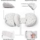 thumbnail image 4 of Almohada de embarazo, almohada de maternidad con cuña escalonada para embarazadas, con fundas ajustables, desmontables y lavables, cojín de apoyo para el vientre., 4 of 4