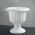 thumbnail image 3 of Root & Vessel Classic Urn Planter, 14-Inch, White – Elegant, Lightweight, Weather-Resistant Flower Pot for Indoor & Outdoor Use, 3 of 4