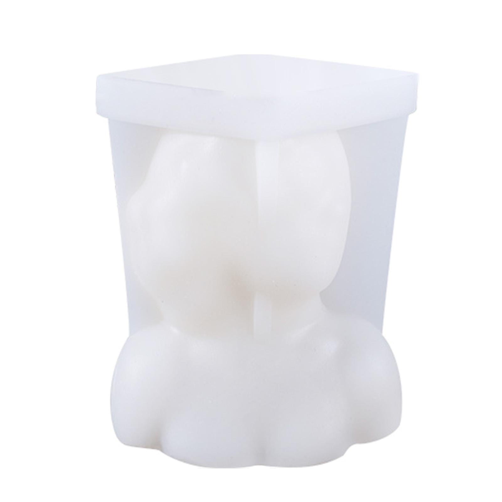 FVDPWYE 2pcs 3D Female Body Candle Molds Candle Making Bee Wax Moulds DIY Clay Craft
