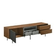 thumbnail image 4 of Casabianca Furniture Modern Calico Wood Entertainment Center in Brown, 4 of 4