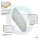 thumbnail image 3 of Almohada Cirrus de Memory Foam - Almohada Firme – 58 x 38 x 14 cm Memory Foam ALMOHADA CIRRUS, 3 of 8