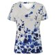 thumbnail image 4 of Blusa de manga corta con cuello en V informal para mujer a la moda, camisetas de verano Fridja  ghk6556, 4 of 5