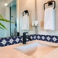 thumbnail image 3 of Mi Alma White Star Shaped Peel & Stick Tiles - Vinyl Backsplash 8x8, 3 of 10