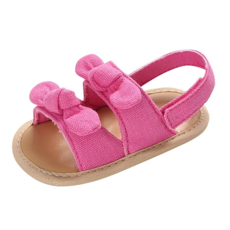 

Baby Toddler Soft Bowknot Solid Shoes Baby Anti-Slip Prewalker Walking Casual Baby Shoes