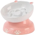 thumbnail image 1 of Y YHY 6-Inch Slow Feeder, Tilted Elevated Bowl for Dog and Cat, 1 of 5