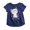 Dark Blue, variant on Baby Girl Jumping Beans Patriotic Knot-Front Top, Size: 24 Months, White
