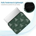 thumbnail image 2 of FORMRS 15"-15.6" Laptop Sleeve Protective Case Soft Carrying Quilted Computer Bag Cover, New Year Tree Pattern, 2 of 7