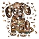 thumbnail image 2 of Brown Dog Irregular Wood Puzzle With Wooden Box, 2 of 4