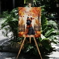 thumbnail image 4 of Happy Thanksgiving Scottish Terrier Give Thanks Fall Beanie Scarf Welcome Vertical Matte Canvas Poster Scottie Dog Lover Gifts Wall Art Home Decor - 00020, 4 of 5