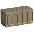 thumbnail image 5 of Devoko 82 Gallon Resin Deck Box, Light Curry, 28 lb, 5 of 8