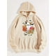 thumbnail image 4 of Sudadera Con Capucha Con Bolsillo De Canguro Con Estampado De Halloween, Sudadera Con Capucha De Manga Larga Informal Con Cordón, Ropa De Mujer, 4 of 4