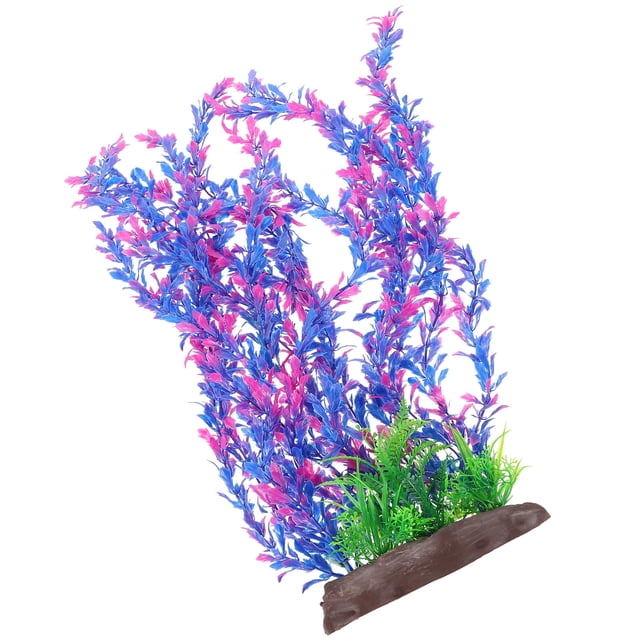unbranded Plástica Decorativa Morada Para Acuario Con Y Uso En Paisajes