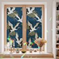 White Fairy Crane Japanese Style Window Privacy Film, Rainbow Film ...