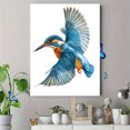 thumbnail image 4 of Flying Kingfisher Canvas Print，Cafe Hotel Hallway Dining Room Wall Decor, 4 of 8