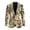 Camouflage Deer Bow Print, variant on Polyester Men's Blazer Casual Sport Coats Suit Jacket for Business Wedding Grooms, Slim Fit Lightweight Summer St. Patrick's Blazers, Green Lucky Bows