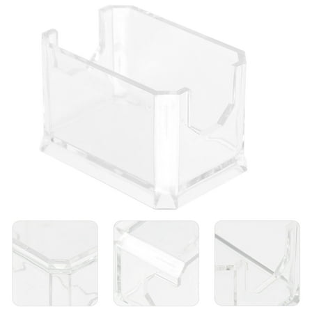 UPOUART Set of 2 Acrylic Sugar Packet Holders, Simple Style Storage Containers for Home and Kitchen Use