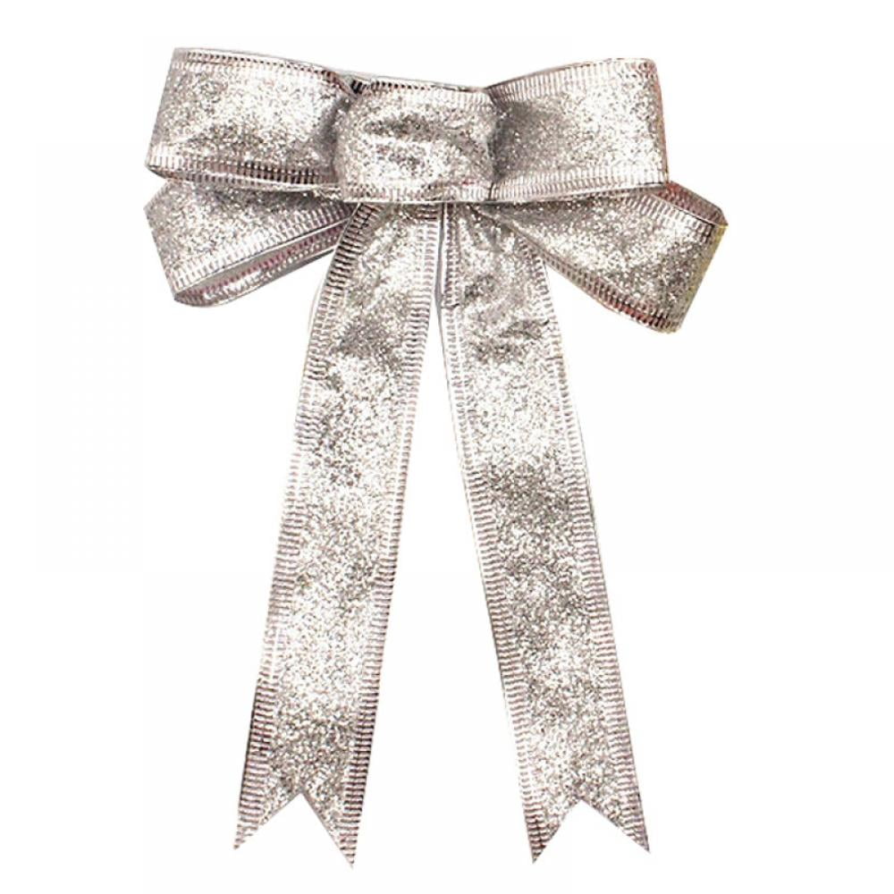 Large Christmas Bows for Wreaths, Buffalo Plaid Decorative Wreath Bow