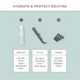 thumbnail image 2 of Hairitage 2 in 1 Straightener and Curling Iron Starter Set: 1" Ceramic Tourmaline Flat Iron with Play Cool Argan Oil Heat Protectant Spray and Sectioning Hair Clips, 2 of 9