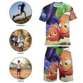 thumbnail image 4 of Finding Nemo Boys Short Sleeve T-Shirt And Mesh Shorts Outfit Set for Kids, 4 of 7