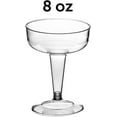 DecorRack 24 Crystal-Like Disposable Plastic Cocktail Glasses, 8 oz ...