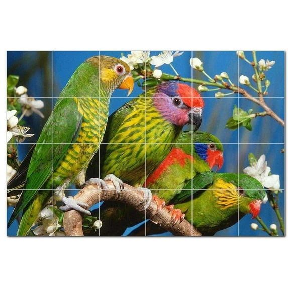 Bird Ceramic Tile Mural Kitchen Backsplash Bathroom Shower, 402056-M64