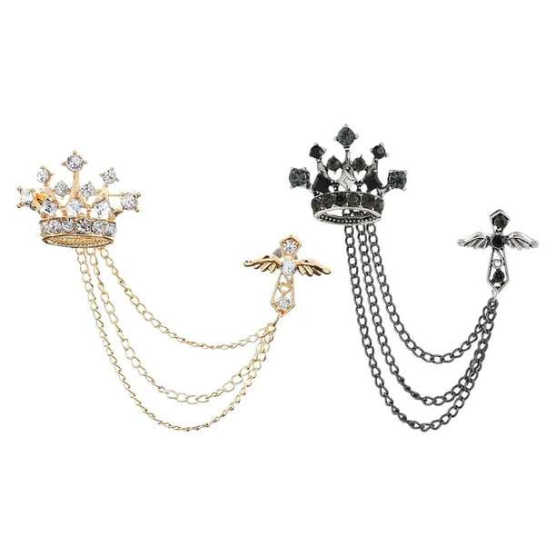 Conjunto de Joyería para Hombre, 2 Piezas, Accesorios Elegantes en Dorado Aureato negro