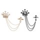 thumbnail image 1 of Conjunto de Joyería para Hombre, 2 Piezas, Accesorios Elegantes en Dorado Aureato negro, 1 of 9