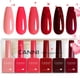 thumbnail image 1 of Set de esmaltes de uñas CANNI, 6 colores, 9 ml, gel rojo con purpurina sin hemia, 1 of 9