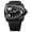 black, variant on Men's Analog Quartz PU Strap Large Dial Watch: High-definition easy-to-read Arabic numerals large dial triangular watch suitable for Business Casual