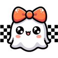 thumbnail image 2 of CafePress - Halloween Ghost Cute Checkered - Soft Fleece Throw Blanket, 50"x60" for All Ages, 2 of 4