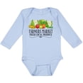 thumbnail image 3 of Inktastic Farmers Market Fresh Local Produce Boys or Girls Long Sleeve Baby Bodysuit, 3 of 5