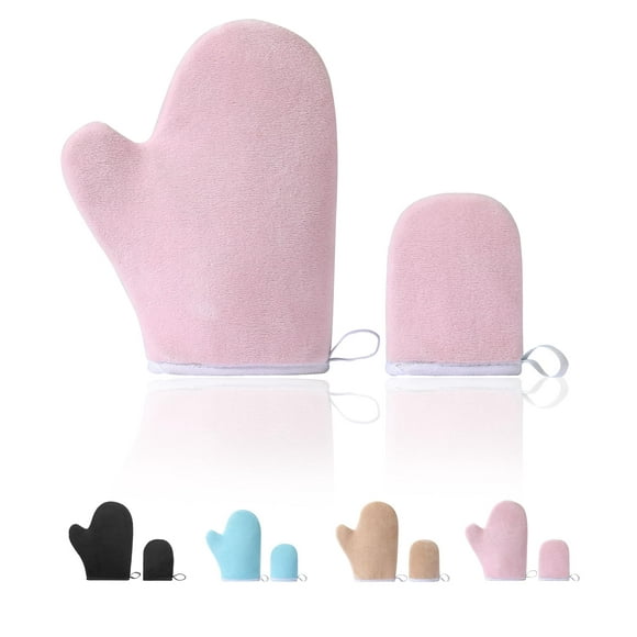 Slick- Guante autobronceador Guante autobronceador rosa Guante autobronceador Guante de bronceado Mitones de bronceado Guante autobronceador autobronceador Guantes de bronceado para loción autobroncea