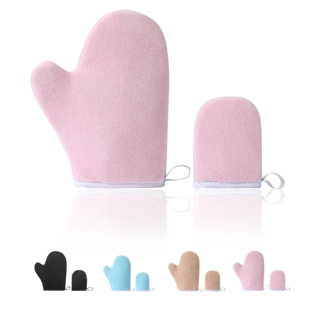 Slick- Guante autobronceador Guante autobronceador rosa Guante autobronceador Guante de bronceado Mitones de bronceado Guante autobronceador autobronceador Guantes de bronceado para loción autobroncea