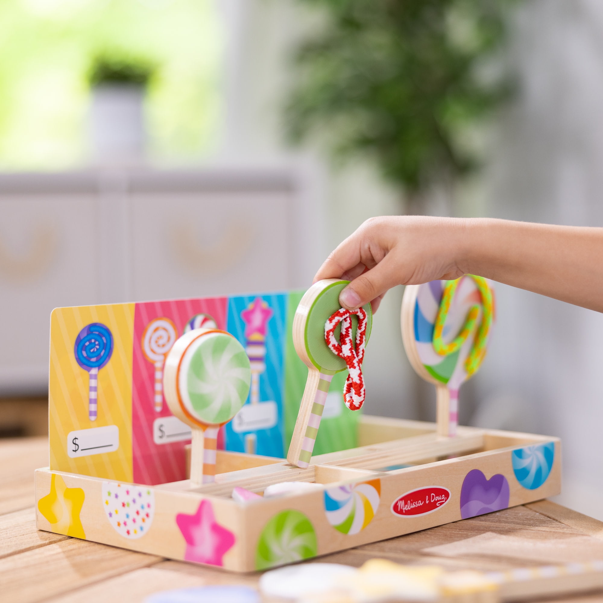 Melissa & Doug Wooden Lollipop Play Set for Preschool Girls and Boys 3+ - FSC Certified