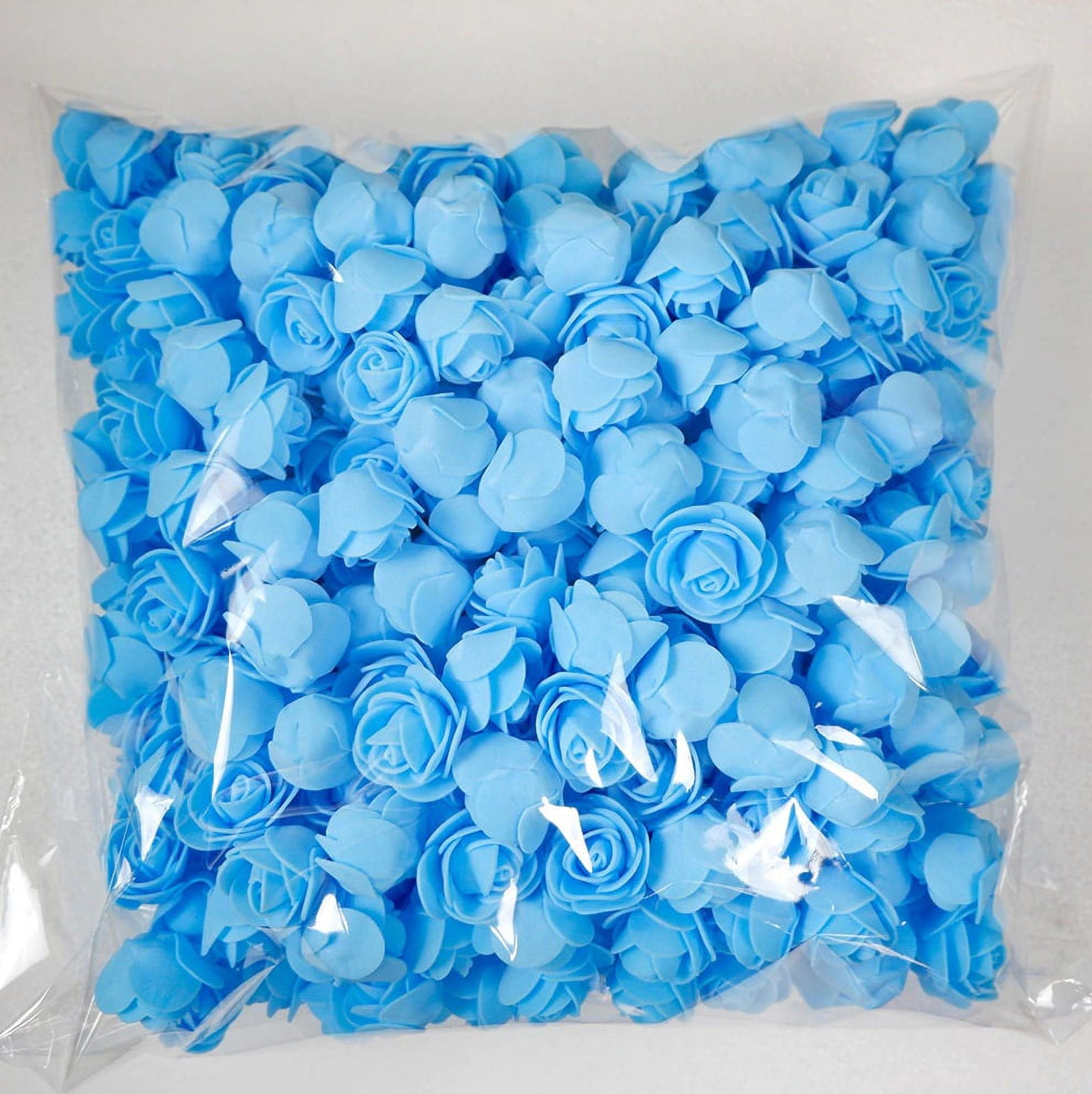 Foam Mini Roses Flower for Hair Tiaras, Home Decor, DIY Craft (200 Pieces)  Red