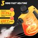 thumbnail image 2 of Cauzyart - Limpiador de vapor de mano a presión para limpieza con 11 accesorios y cerradura de seguridad, vaporizador multiusos para baño, azulejos, ventanas y coche, 2 of 5