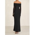 thumbnail image 2 of Vestido PRETTYGARDEN Maxi Ajustado con Mangas Largas y Hombros Descubiertos XL, 2 of 8