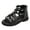 Black, variant on Gubotare Sandals Girl Girls White Sandals Cute Open Breathable Summer Shoes with Rubber Sole (Black,9)